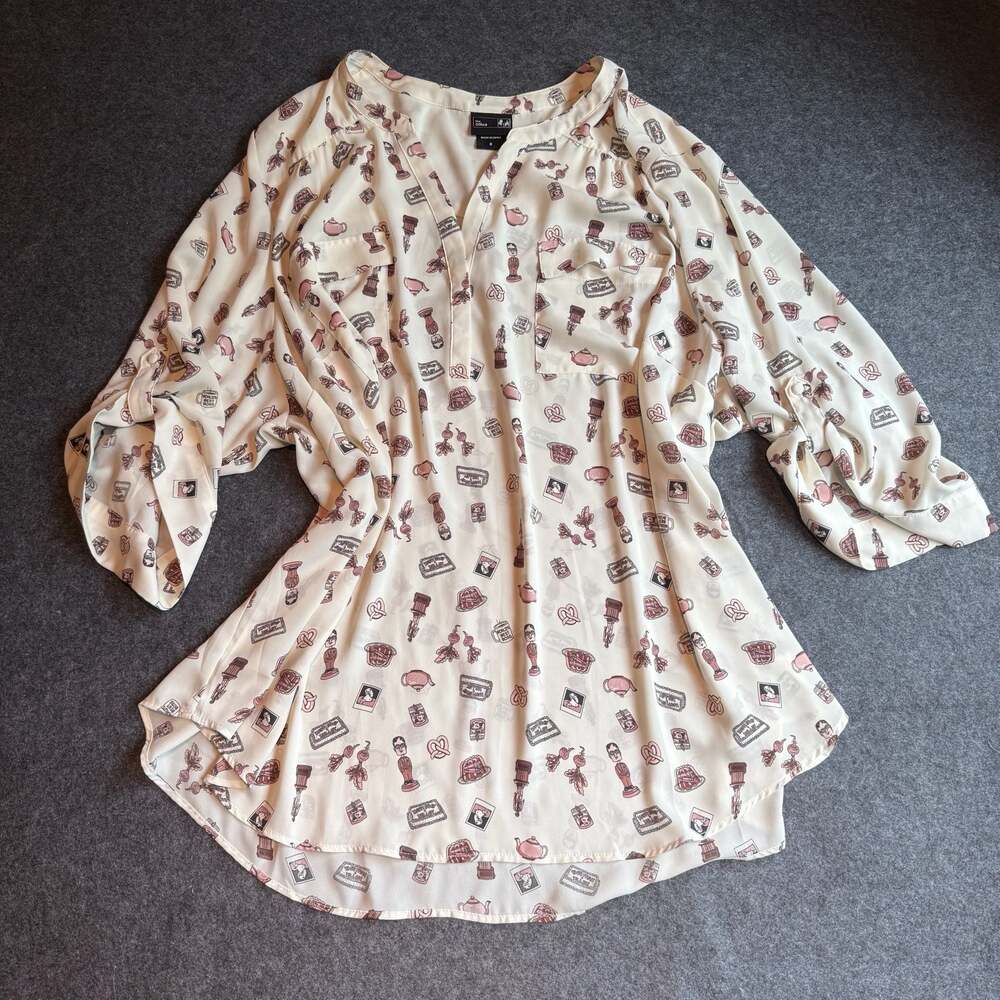 The Office Button-Down Blouse with Show References